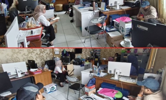 Koordinasi Pemeriksaan Keuangan BPK, Staf Kelurahan Selili Hadir di Kecamatan Samarinda Ilir (30/01/2026)